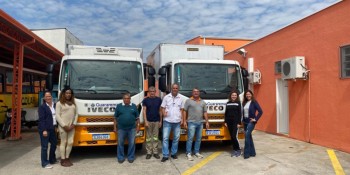 Educação adquire caminhões, incluindo um para a merenda