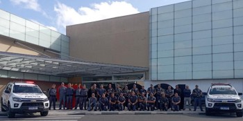 PM faz simulado de roubo no Mogi Shopping