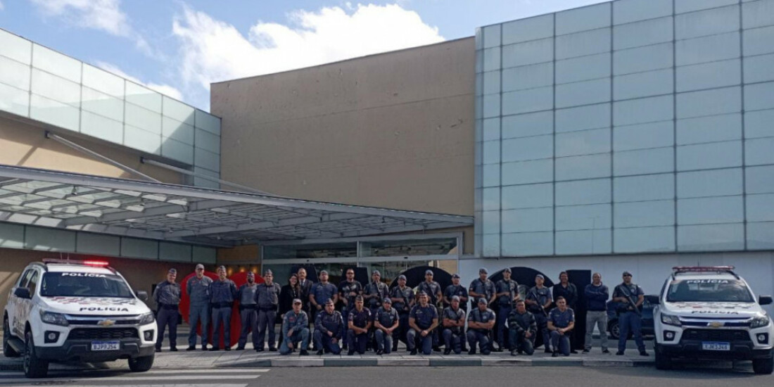 PM faz simulado de roubo no Mogi Shopping