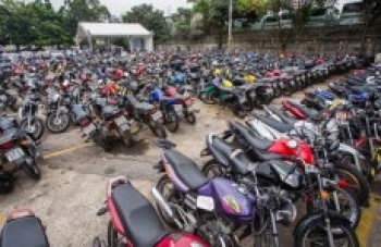 Detran faz leilão online de mil motos