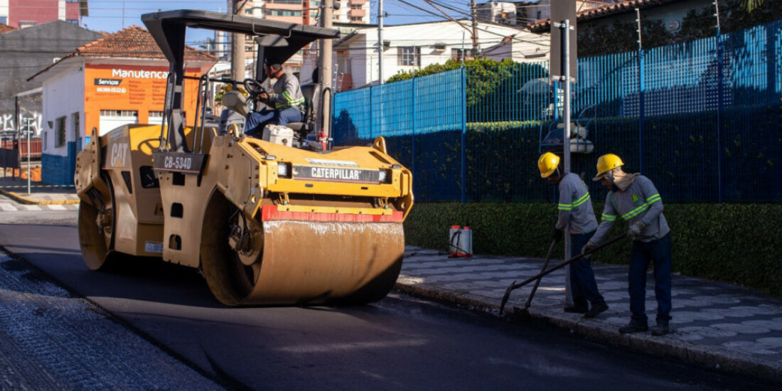 Vias de Mogi recebem nova massa asfáltica esta semana