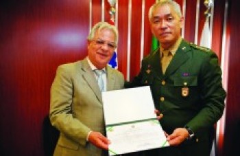 Marcos Borges é empossado presidente da Junta Militar