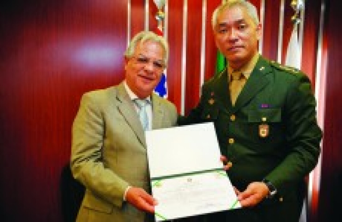 Marcos Borges é empossado presidente da Junta Militar