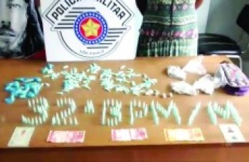 Casal é detido por tráfico de entorpecentes no Jardim Maitê:
