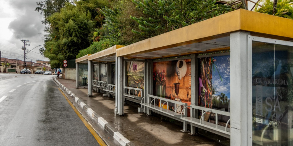 Revitalização de pontos de ônibus é concluída