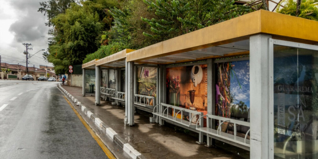 Revitalização de pontos de ônibus é concluída