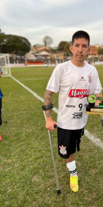 Rogerinho é artilheiro do Campeonato Paulista de Amputados pela 10ª vez consecutiva