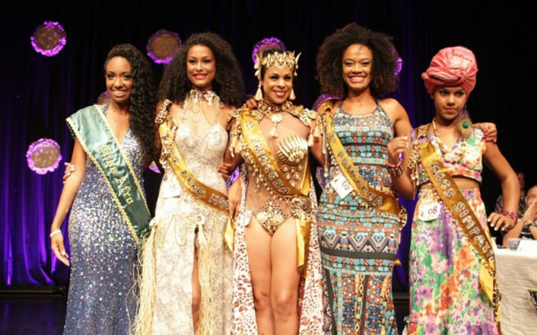 Miss Afro 2015 de Mogi é eleita em evento no Teatro Vasques