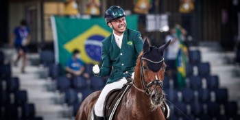 Hipismo paralímpico: Rodolpho Riskalla fatura 2º bronze em Mundial