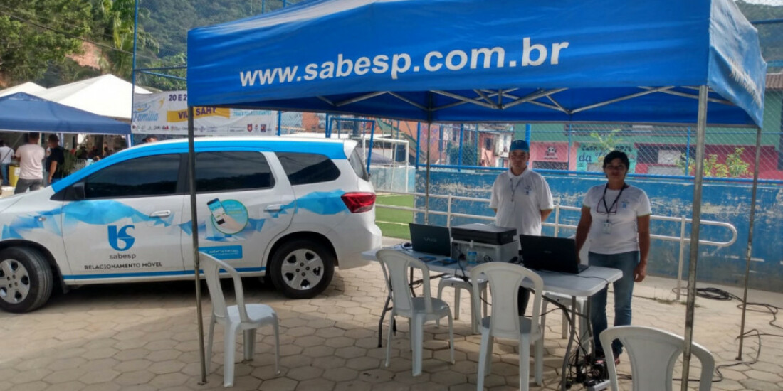 Van da Sabesp atenderá a população no Jardim Dulce