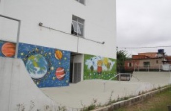 Praça de Esportes e Cultura recebe ajustes para entrega