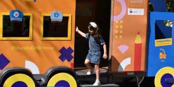 Projeto itinerante Expresso do Brincar chega a Mogi