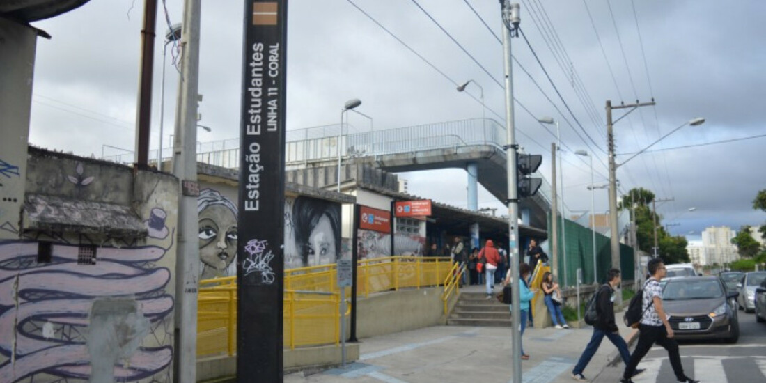 Circulação será alterada na estação Estudantes