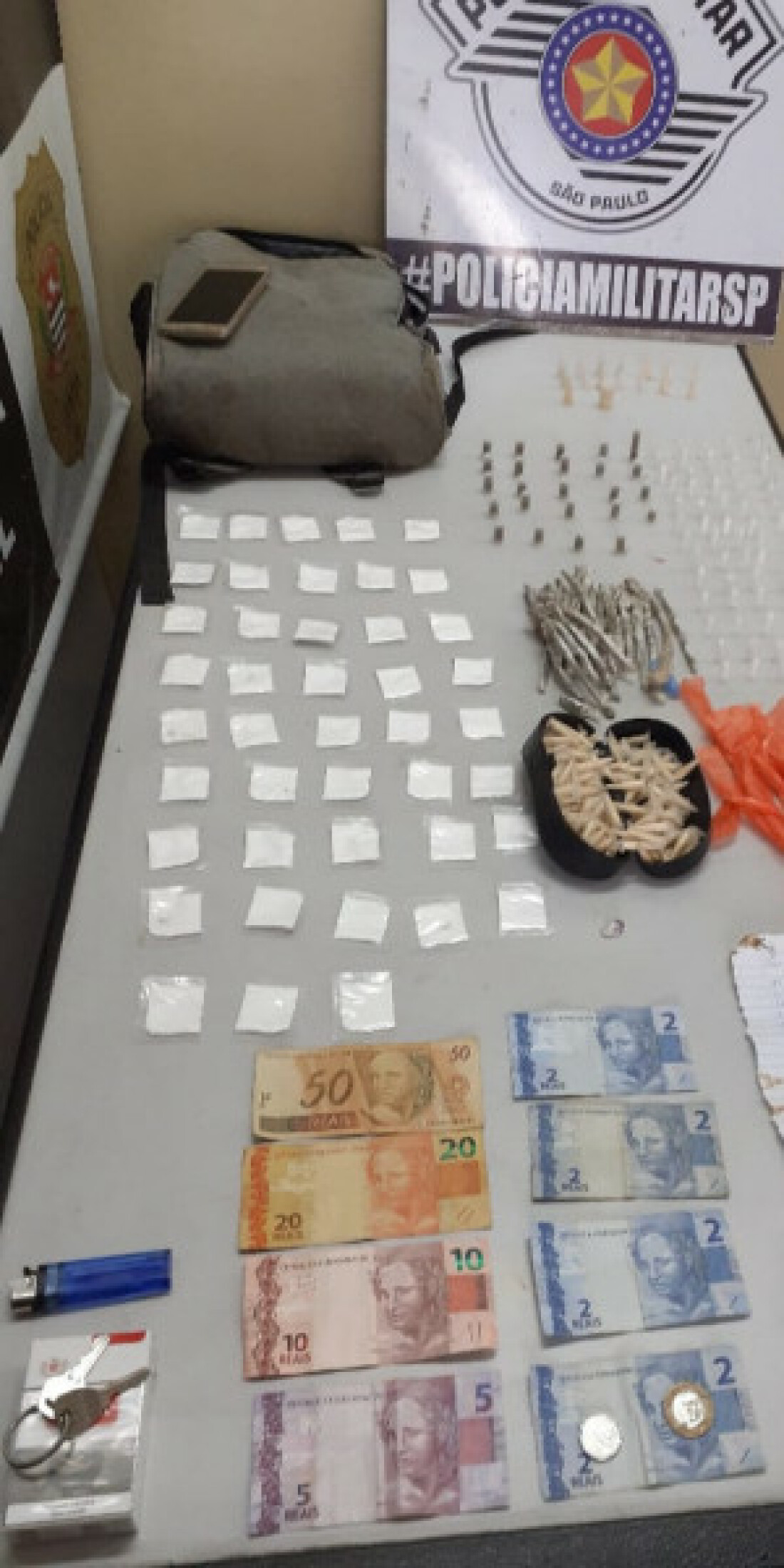 Polícia Militar prende criminoso por tráfico de drogas