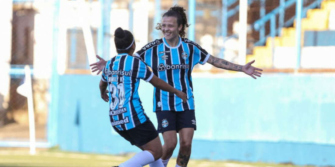 Grêmio supera Real Ariquemes na 11ª rodada do Brasileiro Feminino