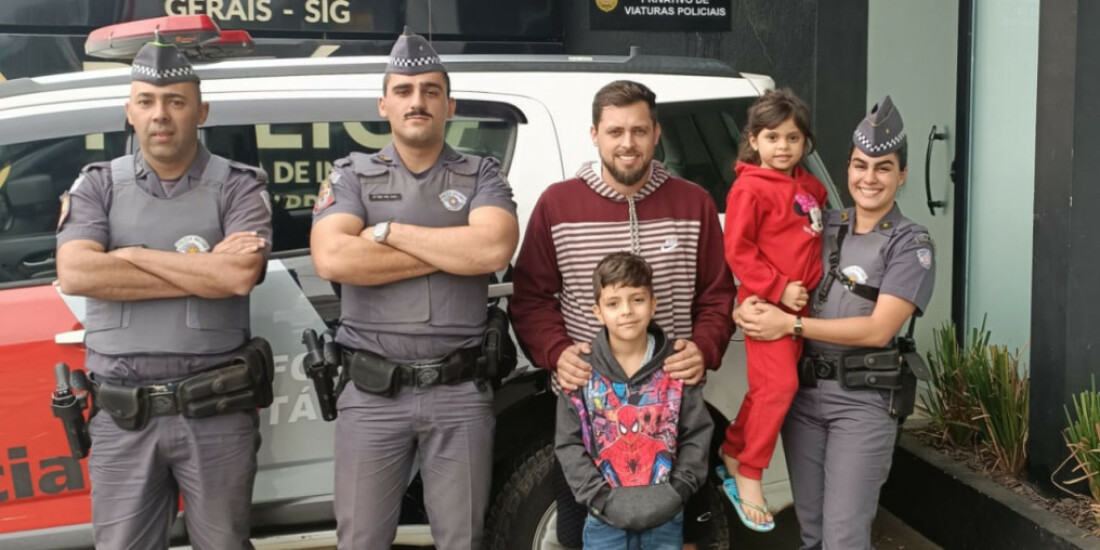 PM resgata caminhoneiro e filhos após sequestro