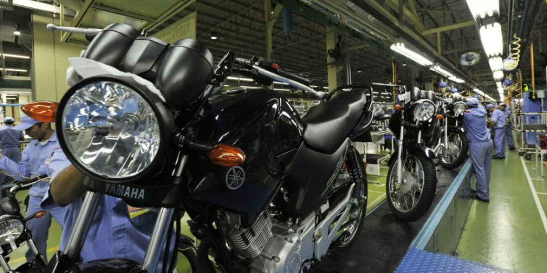 Produção de motocicletas aumenta 18% no primeiro semestre de 2022