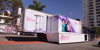 Carreta da Mamografia é instalada em Suzano