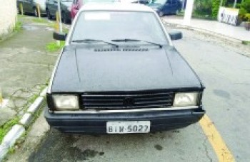 Placa de Gol era de Kombi