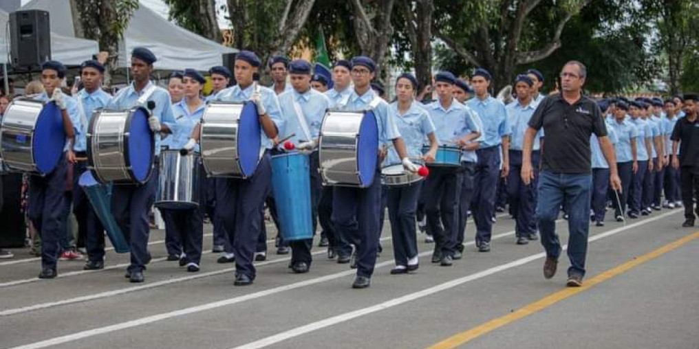 Fanfarra da Guarda Mirim se apresenta no Parque Max Feffer