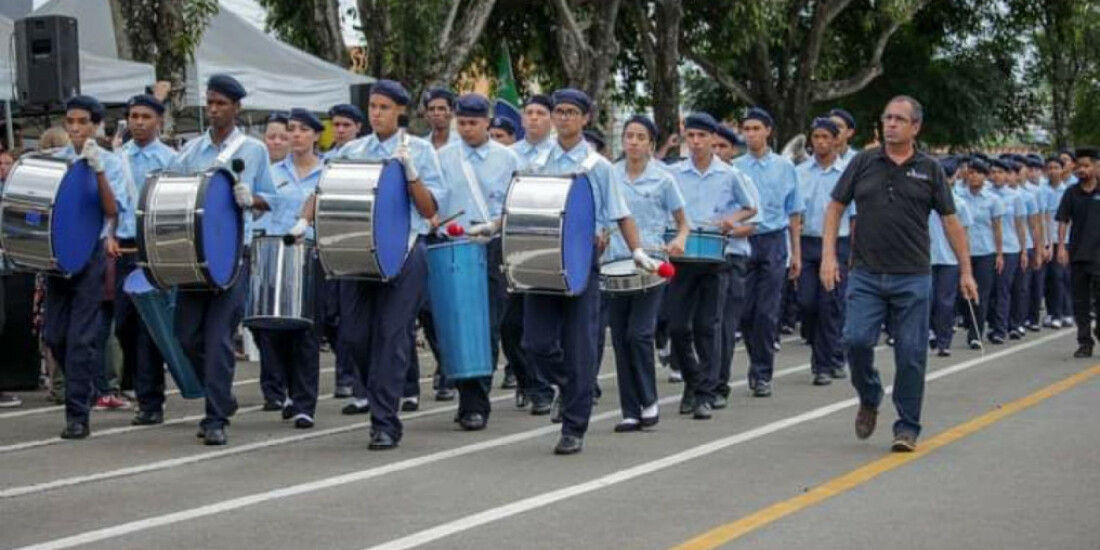 Fanfarra da Guarda Mirim se apresenta no Parque Max Feffer