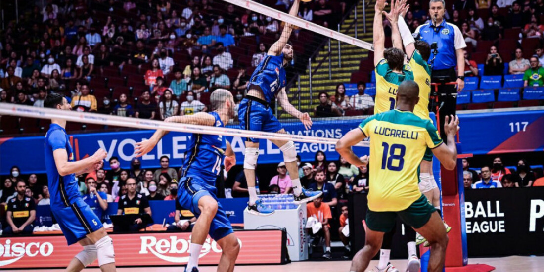 Brasil perde para Itália na abertura da 3ª semana da Liga das Nações