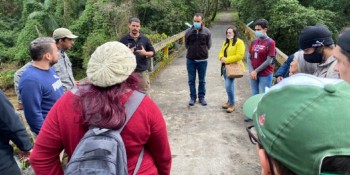 Parque das Neblinas recebe visita de participantes de curso