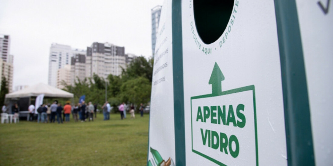 Projeto recolhe 6,7 toneladas de vidro para reciclagem