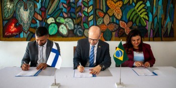 Mogi assina parceria com o governo da Finlândia
