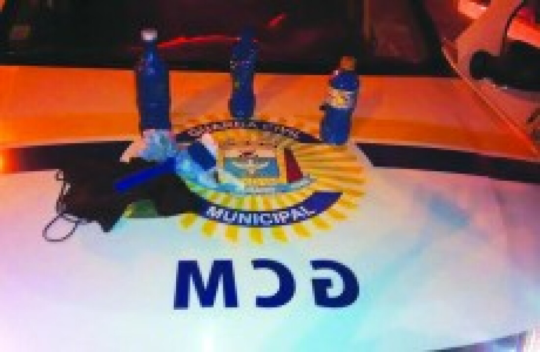Guarda Civil detém em flagrante pichador no centro de Suzano