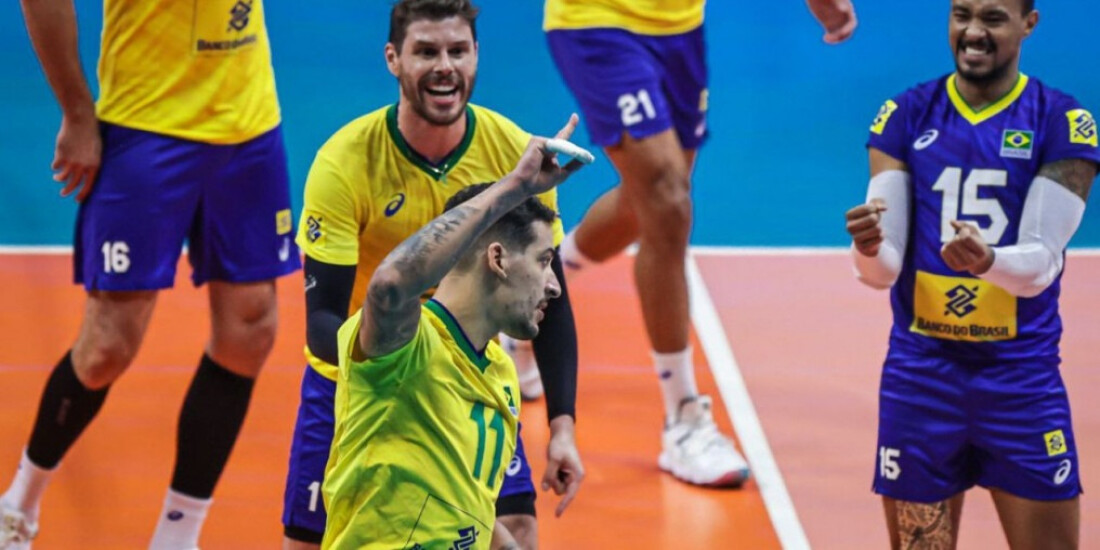 Seleção masculina vence Austrália na estreia da Liga das Nações