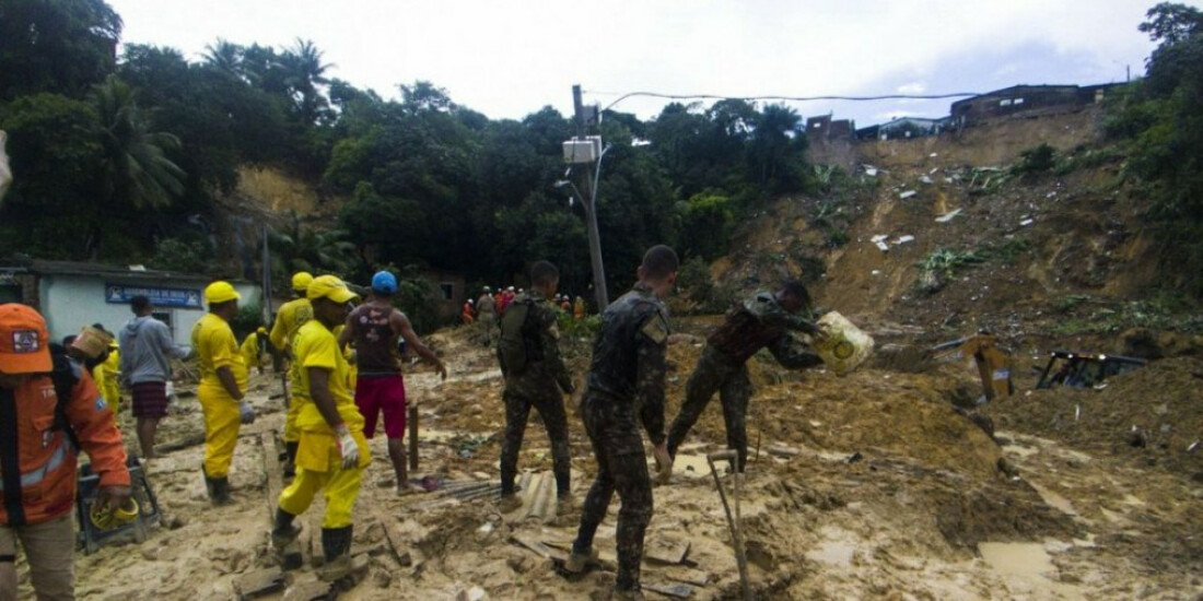 Pernambuco contabiliza 61.596 pessoas desalojadas e 9.631 desabrigadas
