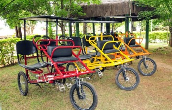 Parque Ecológico de Itaquá recebe triciclos