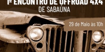 1º Encontro Off-Road 4x4 será realizado em Sabaúna