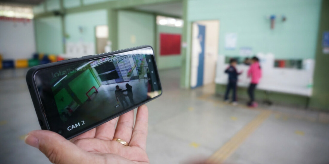 Escolas municipais recebem câmeras de monitoramento
