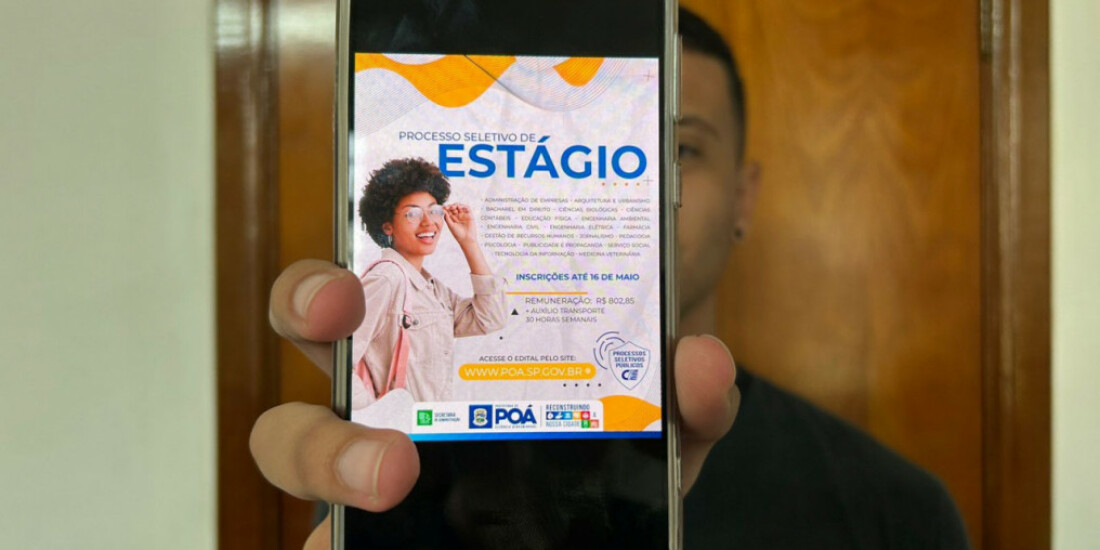 Prefeitura de Poá abre inscrições para vagas de estágio