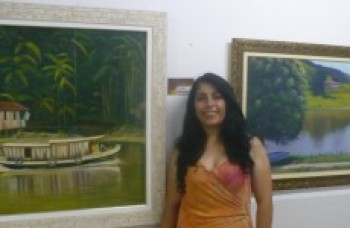 Exposição reúne obras de Iza Leão