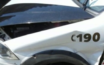 Viatura da PM se envolve em acidente durante perseguição