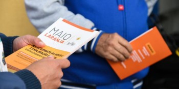 Ação de conscientização marca o Maio Laranja
