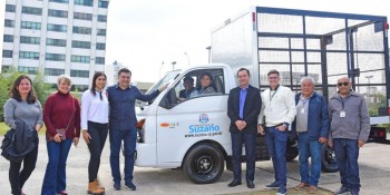 Prefeitura recebe caminhão para ampliar coleta seletiva