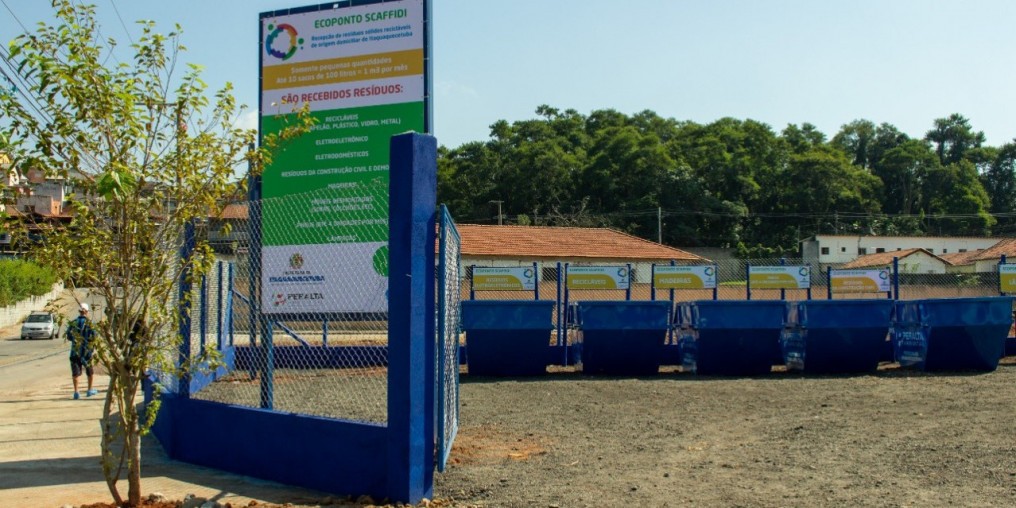 Quinta unidade do Ecoponto é inaugurada no Parque Scaffid
