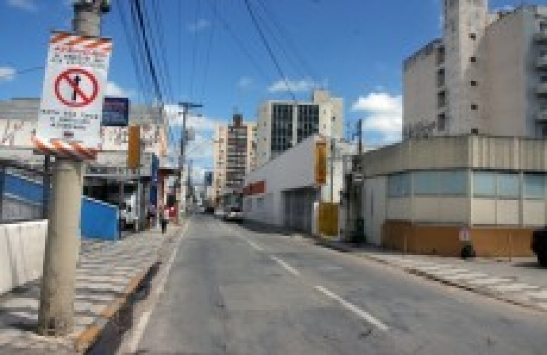 Mais duas ruas da área central terão alterações na segunda