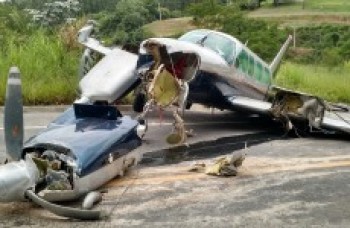 Motores falham e aeronave faz pouso forçado em Santa Isabel