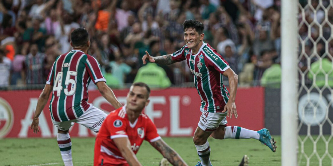 Com três gols de Cano, Fluminense goleia River Plate na Libertadores