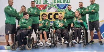 Maciel Santos conquista o ouro e Evelyn Oliveira a prata nos pares