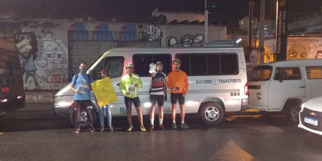 Ciclistas pedem mais segurança nas ruas em manifestação