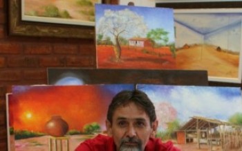 Site A Estrebaria - Artes expõe obras do artista Akarneiro