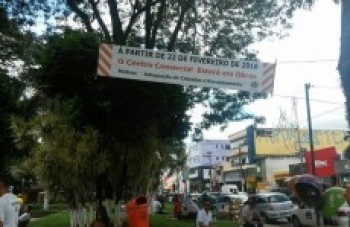 Centro de Itaquá começa a receber revitalização