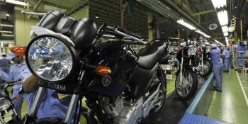 Produção de motocicletas tem alta de 37% no primeiro trimestre