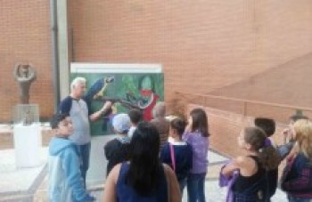 Estudantes de Biritiba visitam mostra de artes